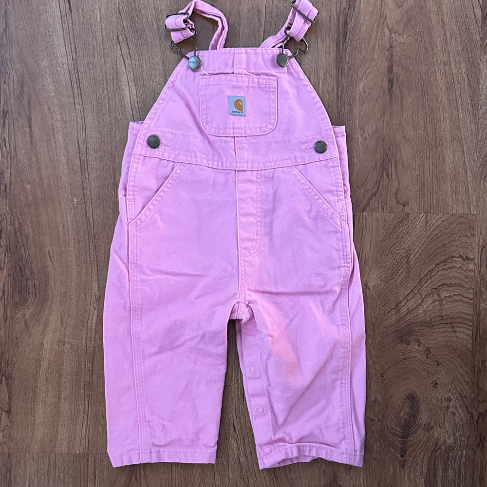 Carhartt Kids Pink Overalls